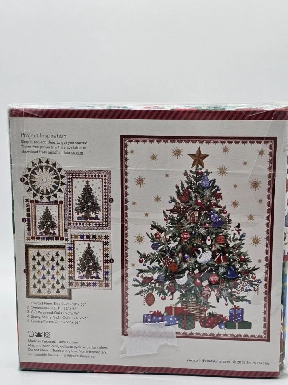 Windham Fabrics O'Christmas Tree Holiday Super Panel Quilt Fabric 50